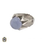 انگشتر عقیق کبود یمن مردانه