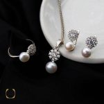 سرویس مروارید زنانه اصل نقره