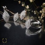 سرویس نقره زنانه شیک جواهرمال