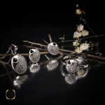 سرویس نقره زنانه شیک جواهرمال