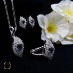 سوریس نقره زنانه برند سواروسکی