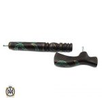 عصا-چند-تکه-آبنوس-مالاکیت (2) عصا چند تکه