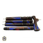 عصا آبنوس مرصع کاری لاجورد مرجان