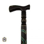 عصا-چوب-آبنوس--مرصع-کاری-شده-مالاکیت (2) عصا آبنوس مرصع کاری مالاکیت لاجورد