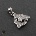 مدال نقره زنانه جواهرمال