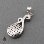 مدال نقره زنانه شیک جواهرمال