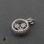 مدال نقره زنانه شیک جواهرمال