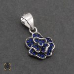 مدال-نقره-زنانه مدال سواروسکی زنانه