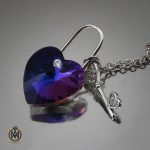 مدال نقره زنانه سواروسکی