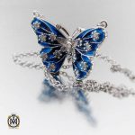 گردنبند نقره زنانه میناکاری