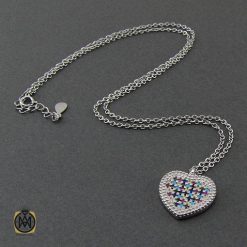 گردنبند-نقره-زنانه (3) مدال نقره زنانه طرح قلب