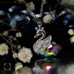 گردنبند نقره زنانه سواروسکی