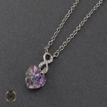 گردنبند-نقره-زنانه-سواروسکی-جدید (1) گردنبند زنانه نقره برند سواروسکی