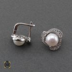 گوشواره مروارید پرورشی نقره