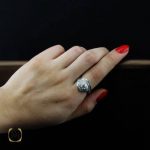 انگشتر سولیتر جواهرمال انگشتر سولیتر زنانه نقره