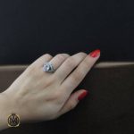 انگشتر سولیتر زنانه (1) انگشتر سولیتر زنانه نقره