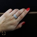 انگشتر نقره سولیتر زنانه