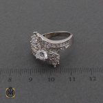 انگشتر سولیتر زنانه نقره جدید