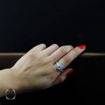 انگشتر نقره زنانه انگشتر نقره سولیتر زنانه طرح آزاده