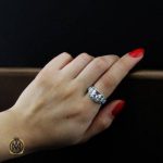 انگشتر نقره سولیتر زنانه