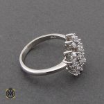 انگشتر سولیتر نقره زنانه و دخترانه طرح گیتی