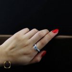 انگشتر نقره زنانه شیک
