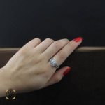 انگشتر نقره سولیتر زنانه جدید (1) انگشتر سولیتر زنانه نقره
