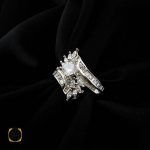 انگشتر نقره سولیتر زنانه طرح خاطره (1)