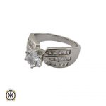 انگشتر سولیتر نقره زنانه و دخترانه طرح درسا انگشتر سولیتر نقره زنانه و دخترانه طرح درسا