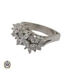 انگشتر زنانه نقره سولیتر طرح شهرزاد