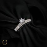 انگشتر نقره سولیتر زنانه طرح ژیلا (2) انگشتر نقره سولیتر زنانه طرح ژیلا