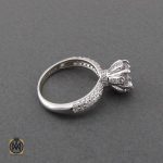 انگشتر نقره سولیتر زنانه طرح رویا