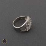 انگشتر نقره سولیتر زنانه طرح لیندا - کد 2427 - تصویر 3