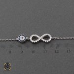 دستبند زنانه طرح بی نهایت (2) جواهرات نقره جواهرمال
