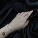 دستبند ضریف دخترانه (1) دستبند زنانه نقره جواهرمال