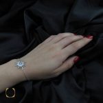 دستبند نقره زنانه طرح آروشا (1) دستبند نقره زنانه طرح آروشا