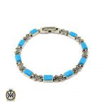 دستبند نقره زنانه طرح تینا