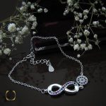 دستبند نقره زنانه طرح رونیکا