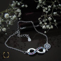 دستبند نقره زنانه طرح رونیکا (1) دستبند نقره زنانه طرح رونیکا