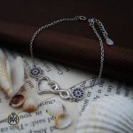 دستبند نقره زنانه طرح سارینا (2) دستبند نقره زنانه طرح سارینا