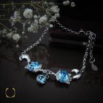 دستبند نقره زنانه طرح گیتی (2) دستبند نقره زنانه طرح گیتی