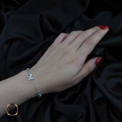 دستبند نقره ضریف زنانه (1) دستبند نقره ضریف زنانه