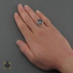 انگشتر حدید سینی مردانه حکاکی هفت جلاله (2) انگشتر حدید سینی مردانه حکاکی هفت جلاله
