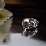 انگشتر زبرجد مردانه مرغوب و خوش رنگ (3) انگشتر زبرجد مردانه مرغوب و خوش رنگ