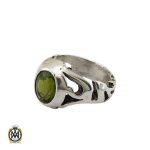 انگشتر زبرجد مردانه مرغوب و خوش رنگ (4) انگشتر زبرجد مردانه مرغوب و خوش رنگ