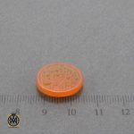 نگین عقیق یمن حکاکی یا امیرالمومنین حیدر مدد