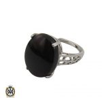 انگشتر عقیق جزع یمنی زنانه مدل هستی