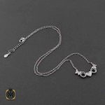 جواهرات دخترانه اصل و مرغوب (1) گردنبند نقره زنانه نگین میکرو طرح آوینا - 3399 - تصویر 5