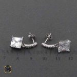 جواهرات ظریف دخترانه جواهرمال (2) گوشواره نقره زنانه طرح تیارا - 5066 - تصویر 4