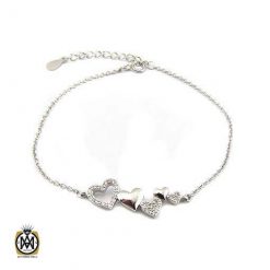 دستبند نقره زنانه طرح دلکش (3) دستبند نقره زنانه طرح دلکش (3)